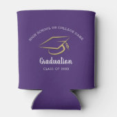 Rafraîchisseur Pour Canette Graduation 2025 Custom Party (Dos)