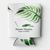 Rafraîchisseur Pour Canette Graduation de la feuille de palme tropicale (Devant)