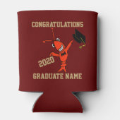 Rafraîchisseur Pour Canette Graduation de l'écrevisse mignonne (Dos)