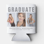 Rafraîchisseur Pour Canette Graduation Photo Collage Congratulations (Dos)
