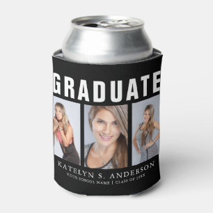 Rafraîchisseur Pour Canette Graduation Photo Collage Félicitations Can Coole