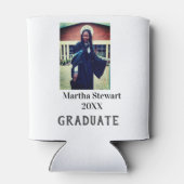 Rafraîchisseur Pour Canette Graduation photo name year class university simple (Dos)