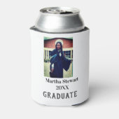 Rafraîchisseur Pour Canette Graduation photo name year class university simple (Can Dos)