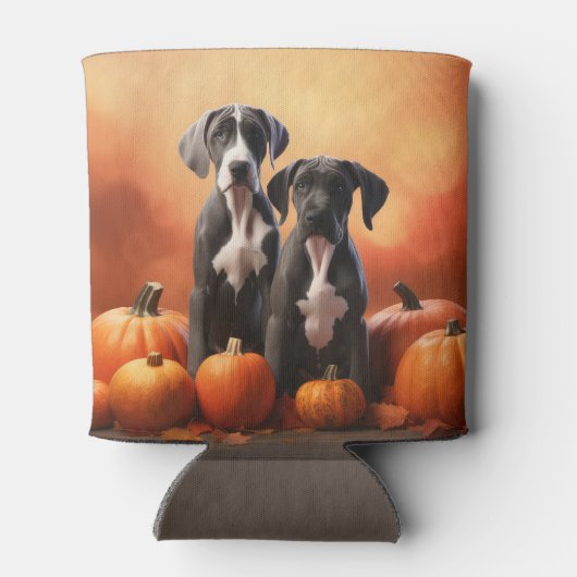 Rafraîchisseur Pour Canette Grand Chiot Danse Automne Délice Citrouille