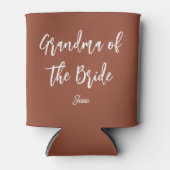 Rafraîchisseur Pour Canette Grand-mère de la mariée Marron Mariage   (Devant)