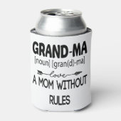 Rafraîchisseur Pour Canette Grand-mère Une mère sans règles Fête des mères 202 (Can devant)