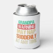 Rafraîchisseur Pour Canette Grand-Père Avertissement Peut Tomber Soudainement (Can devant)