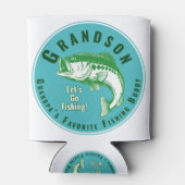 Rafraîchisseur Pour Canette Grand-père's Favori Fishing Buddy (Dos)