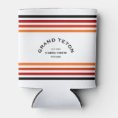 Rafraîchisseur Pour Canette Grand Teton Cabine Club Custom Crest Park Stripe (Devant)