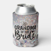 Rafraîchisseur Pour Canette Grandma of the Bride Sparkle Diamonds  (Can devant)