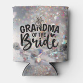 Rafraîchisseur Pour Canette Grandma of the Bride Sparkle Diamonds  (Devant)