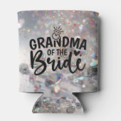 Rafraîchisseur Pour Canette Grandma of the Bride Sparkle Diamonds  (Dos)