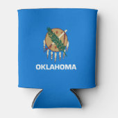 Rafraîchisseur Pour Canette Graphique Drapeau de l'état de l'Oklahoma dynamiqu (Devant)