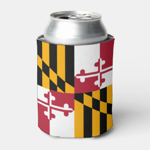 Rafraîchisseur Pour Canette Graphique dynamique de drapeau d'état du Maryland