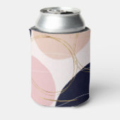 Rafraîchisseur Pour Canette Gravure et cercles d'or moderne Design rose minima (Can Dos)