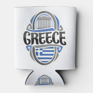 Rafraîchisseur Pour Canette Greece Greek Flag
