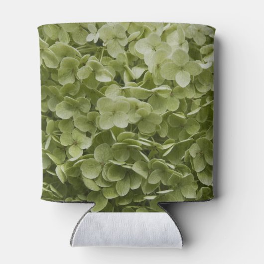 Rafraîchisseur Pour Canette Green Annabelle Hydrangea Floral Wedding Faveurs (Dos)