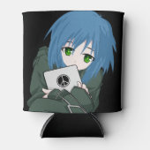 Rafraîchisseur Pour Canette Green Eyed Girl (Devant)