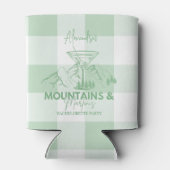 Rafraîchisseur Pour Canette Green Mountains et Martinis Bachelorette (Dos)