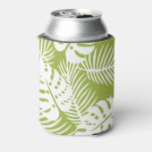 Rafraîchisseur Pour Canette Green Palm Feuille Rainforest Motif (Can Dos)
