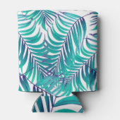 Rafraîchisseur Pour Canette Green Palm Feuilles : Arrière - plan blanc (Dos)