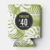 Rafraîchisseur Pour Canette Green Palm Feuilles Fabrique à Quarty (Dos)