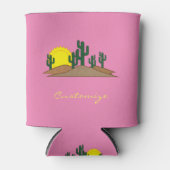 Rafraîchisseur Pour Canette Green Saguaro Cactus Desert Sunrise Thunder_Cove (Devant)