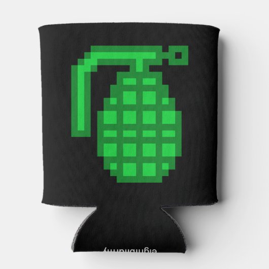 Rafraîchisseur Pour Canette Grenade 8 bits (Dos)