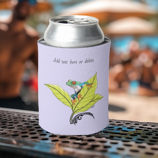 Rafraîchisseur Pour Canette Grenouille à arbre rouge