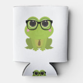 Rafraîchisseur Pour Canette Grenouille Nerd (Devant)
