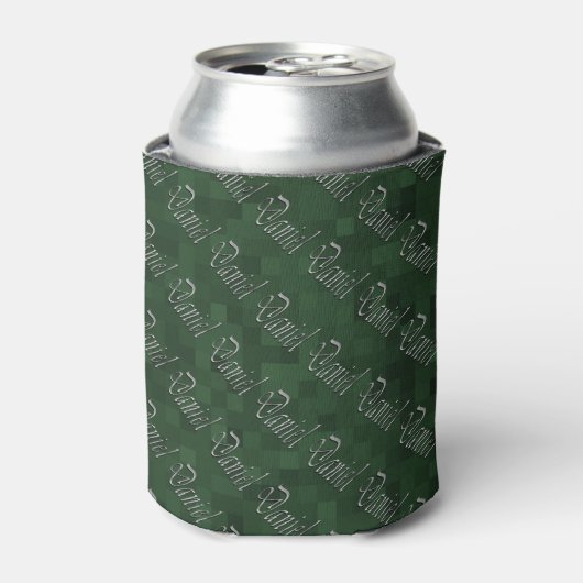Rafraîchisseur Pour Canette Grey Daniel Nom Logos Sur Green, (Can devant)