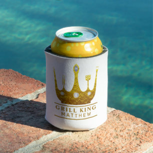 Rafraîchisseur Pour Canette Grill King Couronne d'Or Faites Votre Propre BBQ 