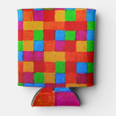 Rafraîchisseur Pour Canette Grille de couleur de surface arc-en-ciel (Devant)