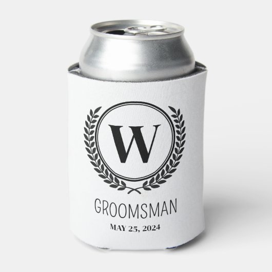 Rafraîchisseur Pour Canette Groomsman personnalisé peut refroidir (Can devant)