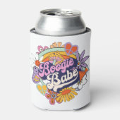 Rafraîchisseur Pour Canette Groovy 70s Célibataire Boogie Babe ID929 (Can devant)