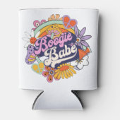 Rafraîchisseur Pour Canette Groovy années 70 Bachelorette Boogie Babe ID929 (Devant)