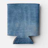 Rafraîchisseur Pour Canette Gros plan bleu jean texture (Devant)