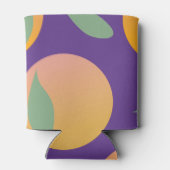 Rafraîchisseur Pour Canette Grosse Oranges Motif violet (Dos)