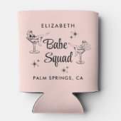 Rafraîchisseur Pour Canette Groupe de Fillettes Rose EVJF (Dos)