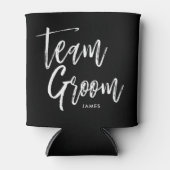 Rafraîchisseur Pour Canette Groupe d'équipe | Style de script Mariage personna (Devant)