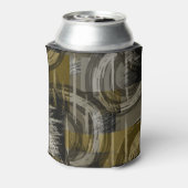 Rafraîchisseur Pour Canette Grunge Abstrait, brun monochrome (Can Dos)