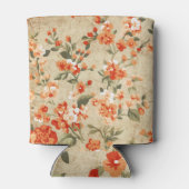 Rafraîchisseur Pour Canette Grunge Flower Art : Design abstrait (Dos)