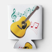 Rafraîchisseur Pour Canette guitarras con notas musicales (Dos)