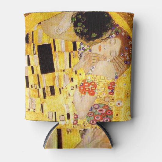 Rafraîchisseur Pour Canette Gustav Klimt La Peinture Classique Du Kiss (Devant)