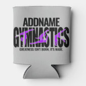 Rafraîchisseur Pour Canette Gymnastique NOM Équipe acrobatique Gymnaste à ress (Devant)