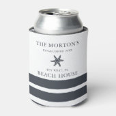 Rafraîchisseur Pour Canette Hale Blue Starfish Family Beach House (Can devant)