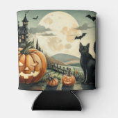 Rafraîchisseur Pour Canette Halloween/Automne/Automne/citrouille/chat (Dos)