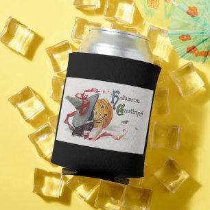 Rafraîchisseur Pour Canette Halloween Baiser de sorcière : Citrouille magique