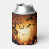 Rafraîchisseur Pour Canette Halloween/chauve-souris/Citrouille/automne (Can devant)