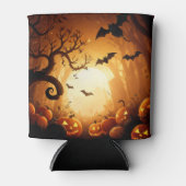 Rafraîchisseur Pour Canette Halloween/chauve-souris/Citrouille/automne (Devant)